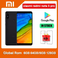 Original Xiaomi Redmi Note 5 PRO Dual SIM 5.99'' CellPhone 6GB 128GB 12MP+5MP+13MP Snapdragon 636 Octa-Core 4G Mobile Phone