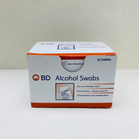 現貨_BD 必帝 酒精棉片 100片/盒 酒精棉片 酒棉 酒精