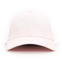 【SKECHERS】女 棒球帽 舒適 簡約 潮流 可調整 粉紅(L122U185-005N)