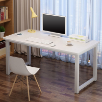 AOTTO 簡約加厚款鋼木書桌-120CM(辦公桌 電腦桌)
