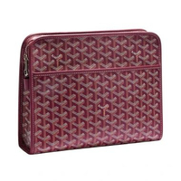 Goyard Trousse Jouvence GM Clutch Bag Red Red