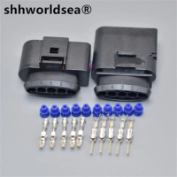 shhworldsea 5 Pin 3.5mm 1J0973725 Auto Ignition Coil Plug Sensor Connector Female male Sockets 4D0973725 For VW Audi