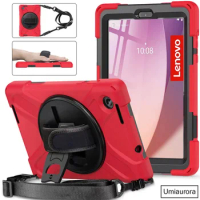 For Lenovo Tab M8 HD 8.0 inch TB-8505F 3rd TB-8506F 4th Gen TB300FU TB-8705F Case Shockproof Kids PC Silicone Stand Armor Cover