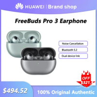 Original HUAWEI FreeBuds Pro 3 Wireless Headphones Noise Cancellation Bluetooth 5.2 Touch Control Earphone Stereo Sports Earbuds