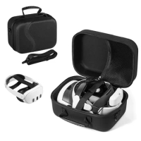 Large Carrying Case for Meta Quest 3,Hard Travel Case Compatible with BOBOVR M3PRO Battery Head Strap,Hard Shell Case for Oculus