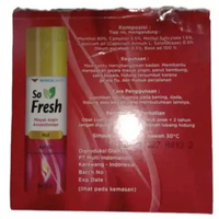 So Fresh Hot Minyak Angin Aromatherapy 1 Box, So Fresh Eucalyptus Minyak Angin Aromatherapy 1 Box, S