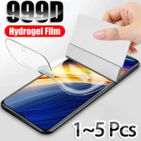 1~5 Pcs Hydrogel Film for Poco-X3 Pro Screen Protector Pocophone X3 NFC Xiaomi Poco X 3 Pro Protective Film Poco X3 NFC