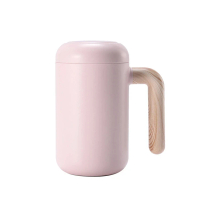 免充電溫差磁力自動攪拌杯 粉紅色