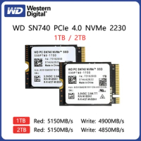 New WD SN740 1TB 2TB SSD M.2 2230 NVMe PCIe Gen 4x4 SSD for Microsoft Surface ProX Surface Laptop 3