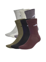 ถุงเท้ายูนิเซ็กส์ ความยาวครึ่งแข้ง 6 คู่ รุ่น JP1716 สี Olive Strata / Grey Strata / Wonder Alumina 