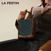 LA FESTIN Original New Handbags for Women Luxury Designer Handbags Crossbody Shoulder Bag A-line Door Series Bags
