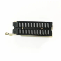KZT Free shipping 40P ZIF locking pin socket 40P programming adapter IC test connector ZIP IC Test Tester Board Socket