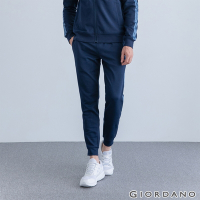 GIORDANO  男裝G-MOTION織帶運動束口褲 - 16 新海軍藍色