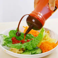 Kitchen Cooking Tools Cruet Leak-proof Sauce Bottle Jam Cream Honey Squeeze Sauce Bottle Ketchup Salad Sauce Bottle