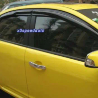 Mugen Style Window Visor Vent Fit For 2010-2013 2011 2012 Mazda 3 5dr Hatchback