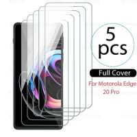 For Motorola Edge 20 Pro 6.7inch 5pcs Full Cover Protective Tempered Glass For Motorola Moto G10 G20 G30 Moto Edge 20 Lite Glass