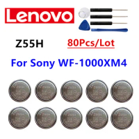 80PCS/lot Z55H For ZeniPower replacement CP1254 1254 for Sony WF-1000XM4 XM4 Bluetooth Headset Battery 3.85V 75mAh Z55H