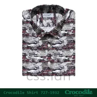 Kemeja Pria Lengan Pendek Crocodile 727-1932 Merah L