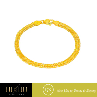 Gelang Emas Rantai Sisik Anak Remaja Gold 17K Luxgr0164 Luxius jewellery