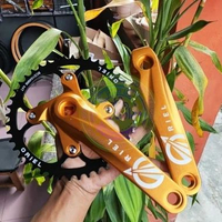 crankset Oriel 44t tipe as BB kotak crank alloy sepeda commuter bike federal mtb sepeda lipat fixie 