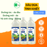 Vietcoco - Dầu Dừa Organic Nguyên Chất Tinh Khiết 250ml - Nuôi Dưỡng Tóc Da Đầu - Dưỡng Mi - Tẩy Tra