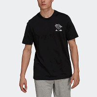 Adidas M Str Wrs Tc T [GS6214] 男 短袖上衣 T恤 運動 休閒 尤達 棉質 亞洲版 黑