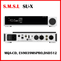 SMSL SU-X MQA Full Decoder Bluetooth 5.0 ES9039MSPRO DAC Third Gen XMOS DSD512 PCM768kHz/32Bit UAT LDAC USB Balanced Decoder
