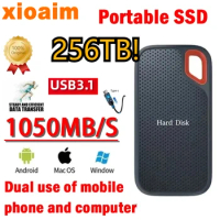 For xiaomi Hard Disk Mobile SSD E60 1TB 2TB 256TB USB 3.1 HD External Hard for Laptop PS5 Mobile Hard Disk HDD Storage