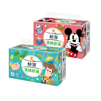 【Kleenex 舒潔】雲絨舒適迪士尼抽取式衛生紙 90抽x8包x8串/箱(迪士尼季節限定款)