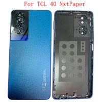 Battery Cover Rear Door Case Housing For TCL 40 NxtPaper T612B Back Cover with Camera Lens Logo Repair Parts