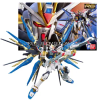 Bandai Figure Gundam Model Kit Anime Figures RG Strike Freedom Mobile Suit Gunpla Action Figure Toys For Boys Children's Gifts