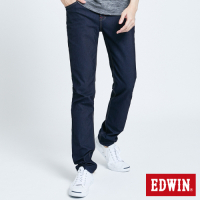 EDWIN JERSEYS x EDGE 皮條滾邊窄直迦績褲-男-原藍色
