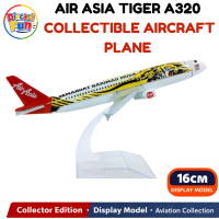16cm Air Asia Semangat Harimau Airlines Airbus A320 Diecast Aircraft Model Alloy Airplane Collectibl