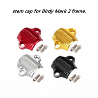 Vertical folding bicycle stem cover for birdy 2 headset cap Titanium screw Mark 2 frame