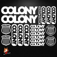 1 set BMX Vinyl Decals Sheet Bike Frame Cycle Cycling car styling decorative car body stickers for Colony