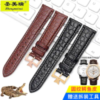 Shengmeirui crocodile leather watch band for VC FIFTYSIX /TRADITIONNELLE/MALTE watch with accessories 18mm19mm20mm21mm22mm strap
