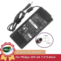 Original ADPC20120 20V 6A 120W AC Power Adapter for Philips 343E2E 349X7 UltraWide 241B7QUPBEB FHD 272g5dyeb g sync LCD Monitor