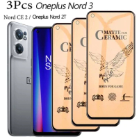 3 Pieces oneplus nord 3 screen protector for Oneplus Nord 3 5G matte film oneplus nord 2t ceramic soft glass for one plus nord ce 2 protection nord 3 screen protectors oneplus nord 3 No Tempered Glass