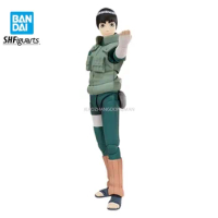 In Stock Original BANDAI S.H.Figuarts Naruto NARUTO Rock Lee Anime Model Toy Action Figure Toy Collection Gift