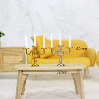 Phụ Kiện Nhà Búp Bê, Mô Hình Đèn Nến Cổ Điển Châu Âu Mini, Tự Làm, Sáng Tạo, Cảnh Nhà Hàng, Phù Hợp 
