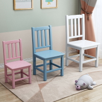 實木彩色小凳子簡約靠背凳兒童學習椅矮凳木凳幼兒園凳家用茶幾凳