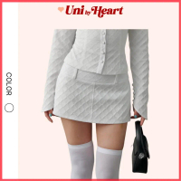 COD Chân váy ngắn vải gấm Flora CVT01 thiết kế trẻ trung ,hiện đại - Uni By Heart