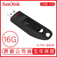 SANDISK 16G ULTRA CZ48 USB3.0 100 MB 隨身碟 展碁 公司貨 閃迪 16GB【APP下單9%點數回饋】