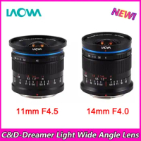 LAOWA 11mm F4.5 14mm F4.0 C&amp;D-Dreamer Light Ultra Wide Angle Lens for Drone DJI DL Mount for Canon / Nikon / Sony / Leica Camera