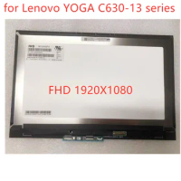 Original 13.3'' LCD Touch Screen Assembly FHD 1920x1080 For Lenovo YOGA C630-13 C630-13Q50 81JL P/N: ST50R32709 5D10S39556