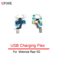 10PCS NEW For Motorola Moto Razr 40 Ultra 5G 2022 USB Charging Board Dock Port Flex Cable