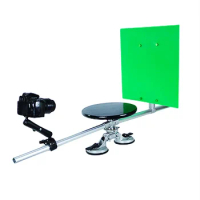 360-degree Video Booth Rotating Product Shooting Platform Camera Spinner Chromakey Turntable Compass for Slow Motion 3D Scanner