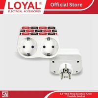 LOYAL Stop Kontak Arde Double Soket LY-962