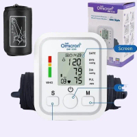 Tensimeter Digital Taff Omicron BW-3205 dengan Manset Lengan 22-32cm, Layar LCD, dan 99 Set Penyimpa