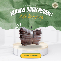Klaras Daun Pisang Kering untuk Media Pertumbuhan Infusoria 200g